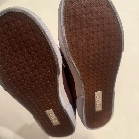 Brown size 12 men Ralph Lauren Polo sneakers - Picture 3 of 4